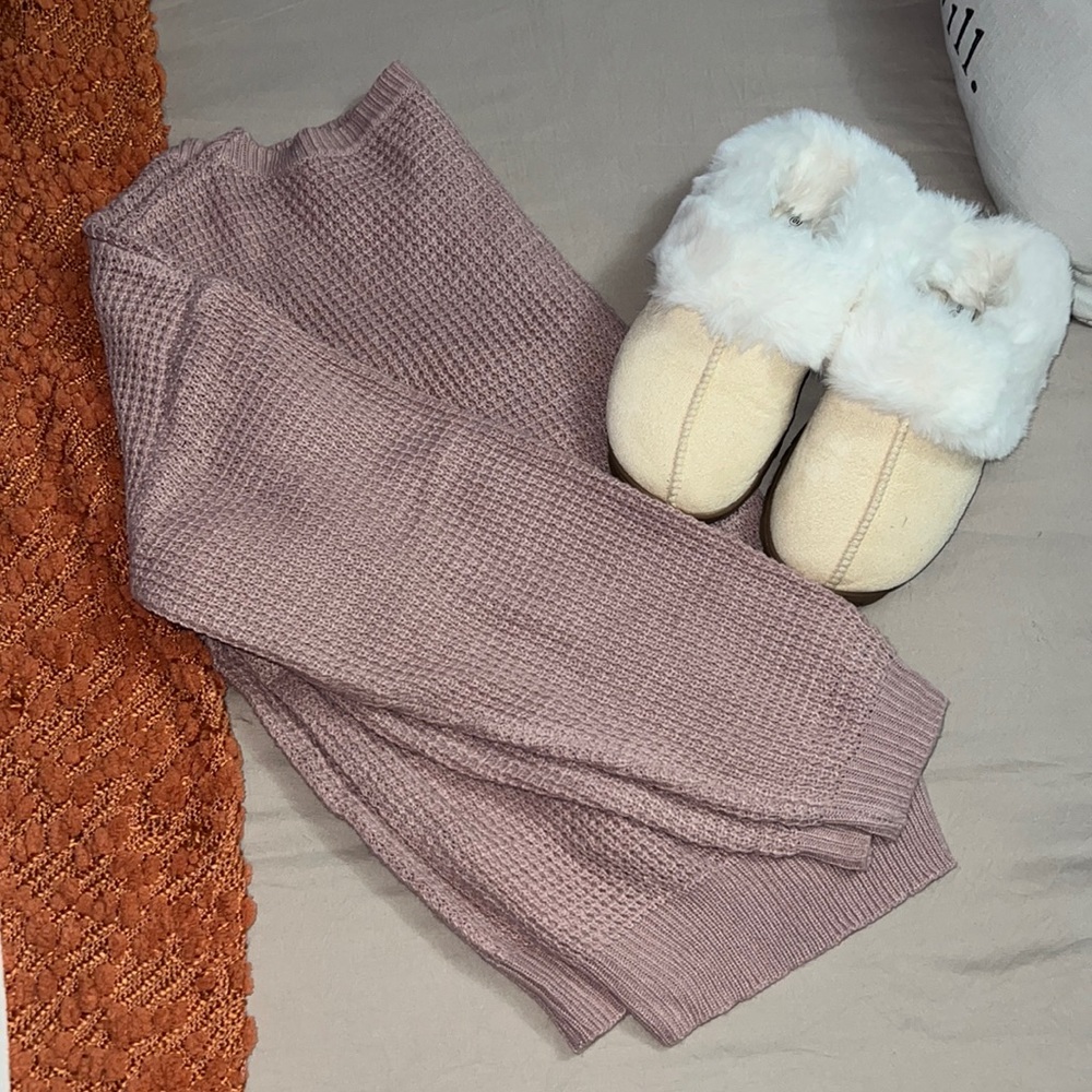 Baby pink boat neck textured sweater